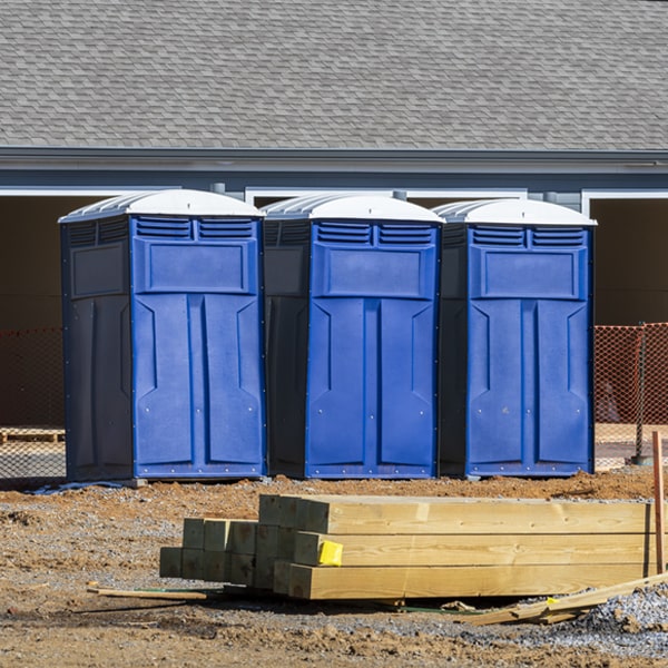 are there any restrictions on where i can place the porta potties during my rental period in Sage Michigan